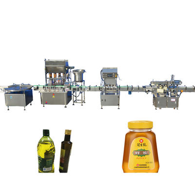 China 10-40 máquina de rellenar de la miel de las botellas por minuto, máquina de rellenar del aceite de mesa del motor de escalonamiento proveedor
