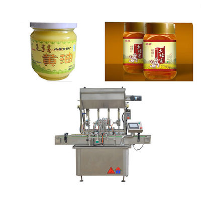 China Máquina de rellenar de la miel de la pantalla táctil para la salsa de la botella de cristal/el atasco de la fruta proveedor